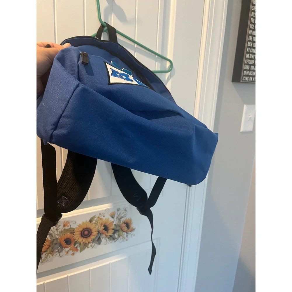 Disney Pixar Monsters University MU Blue Patch Backpack Oozma Kappa OK Bag